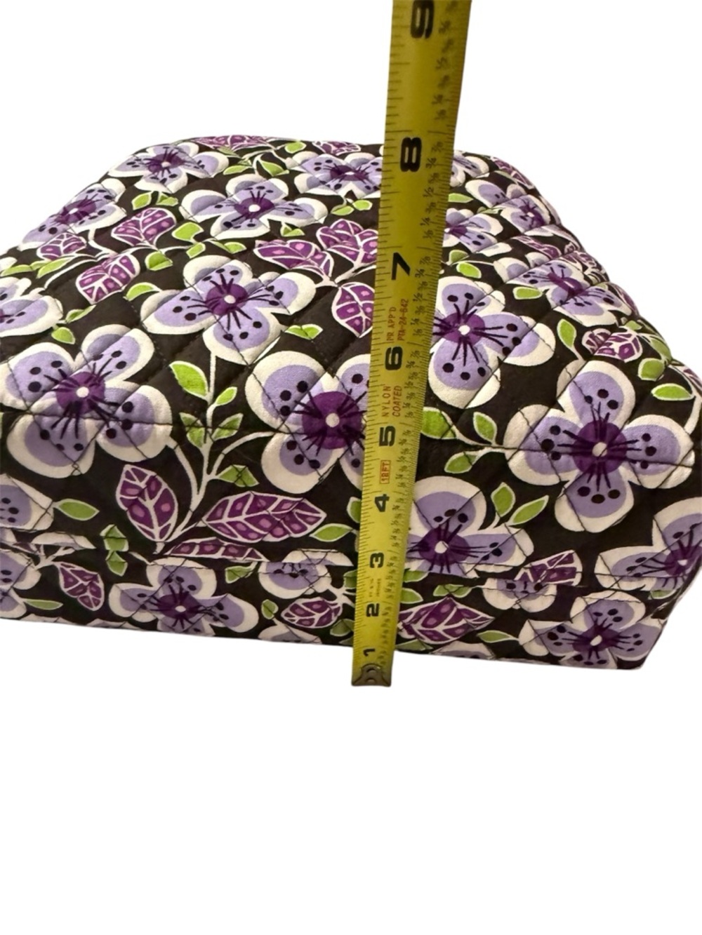 Vera Bradley Plum Floral Tote + Matching Wristlet Set | Retired Print - Picture 10 of 13